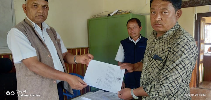 सुनापति गाउँपालिका–२ मा माओवादी केन्द्रबाट वडा अध्यक्षको भागबण्डा नमिल्दा बलको बागी उम्मेदवारी