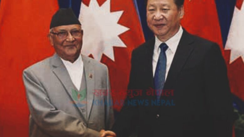 राष्ट्रपति सीजिनपिङसँग प्रधानमन्त्री ओलीको भेटवार्ता