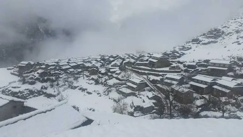 आज साँझदेखि अधिकांश स्थानमा हिमपात र वर्षाको सम्भावना